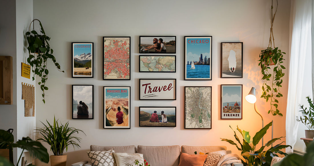 How to Create a Personalized Travel Gallery Wall