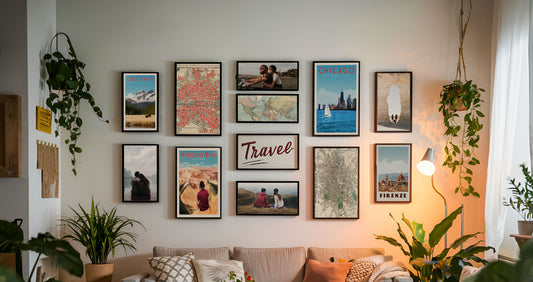How to Create a Personalized Travel Gallery Wall