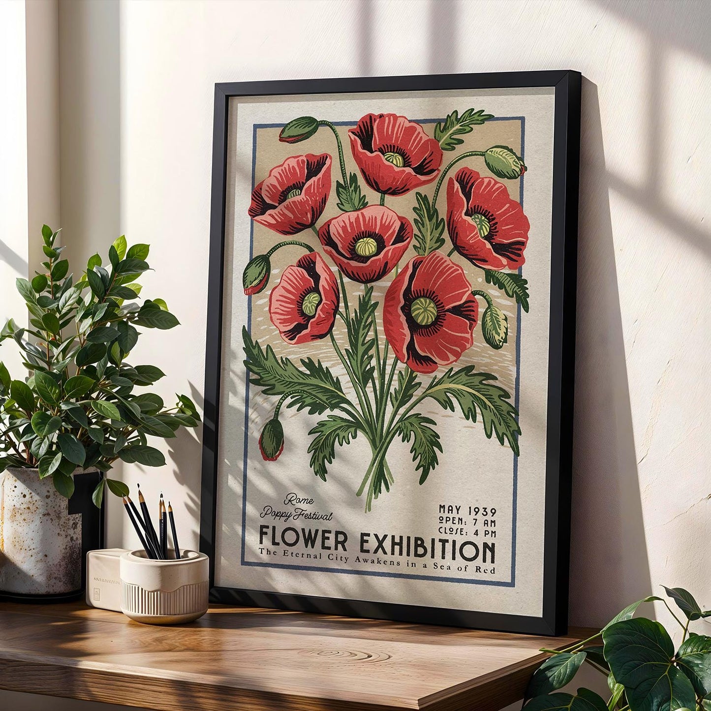 a picture of a bunch of flowers on a table