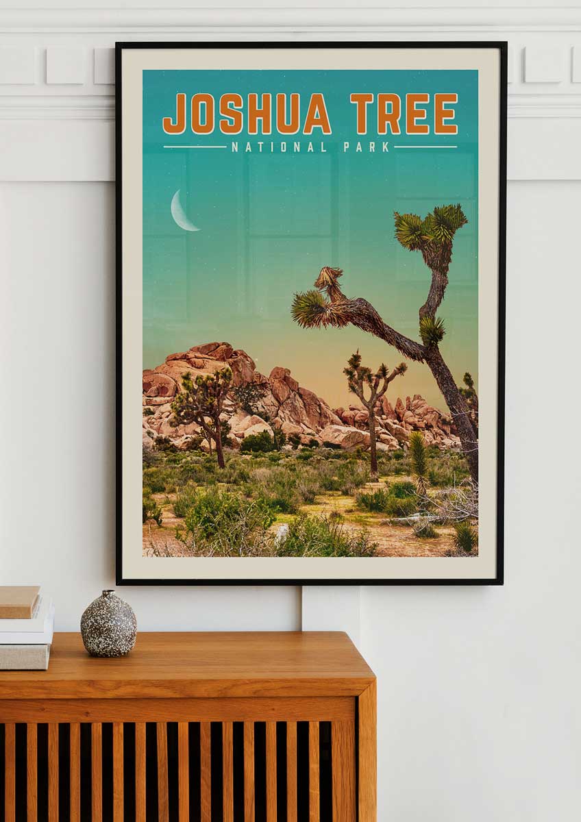 Joshua Tree Vintage National Park Poster