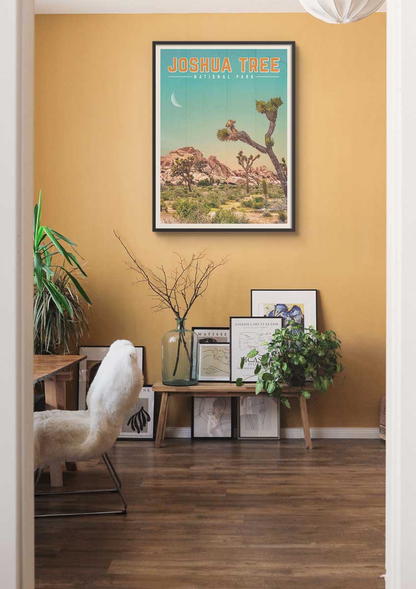 Joshua Tree Vintage National Park Poster