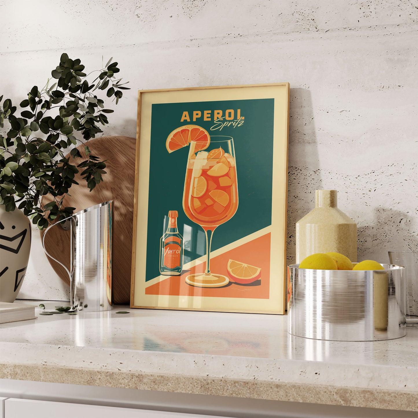 Aperol Spritz - Vintage Cocktail Poster