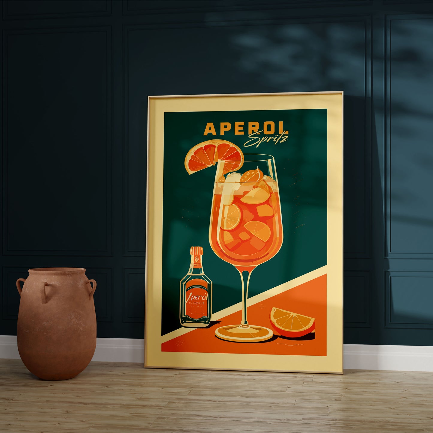 Aperol Spritz - Vintage Cocktail Poster