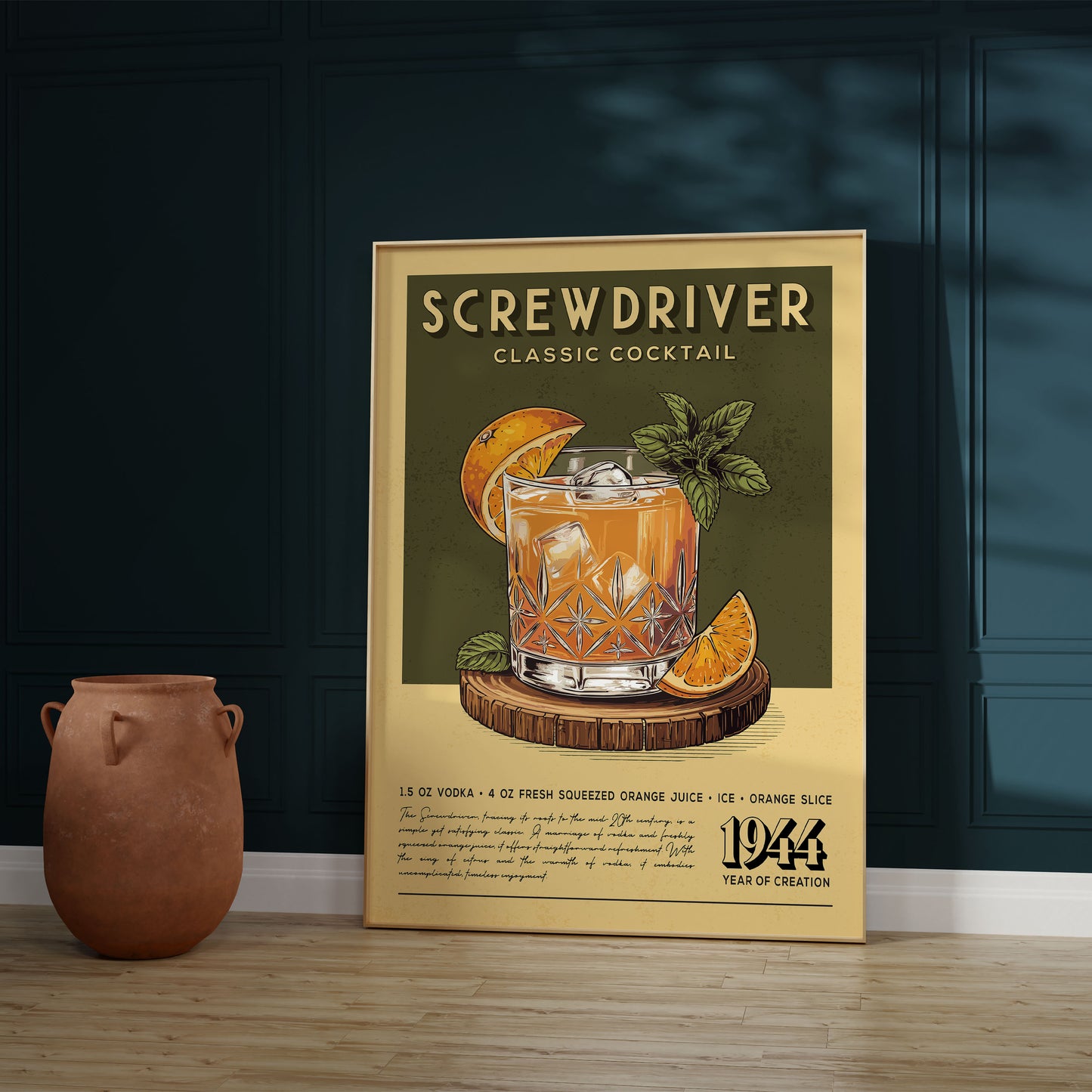 Screwdriver - Classic Cocktail Poster