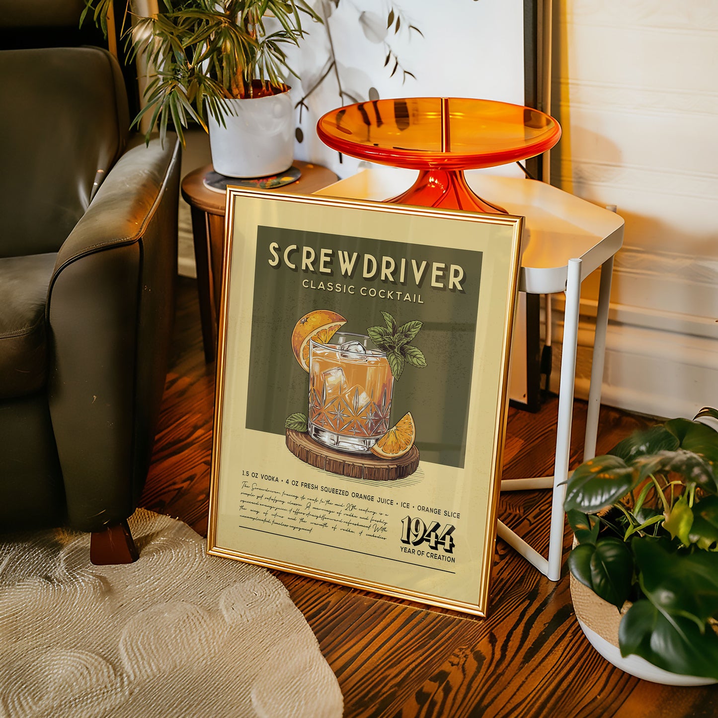 Screwdriver - Classic Cocktail Poster