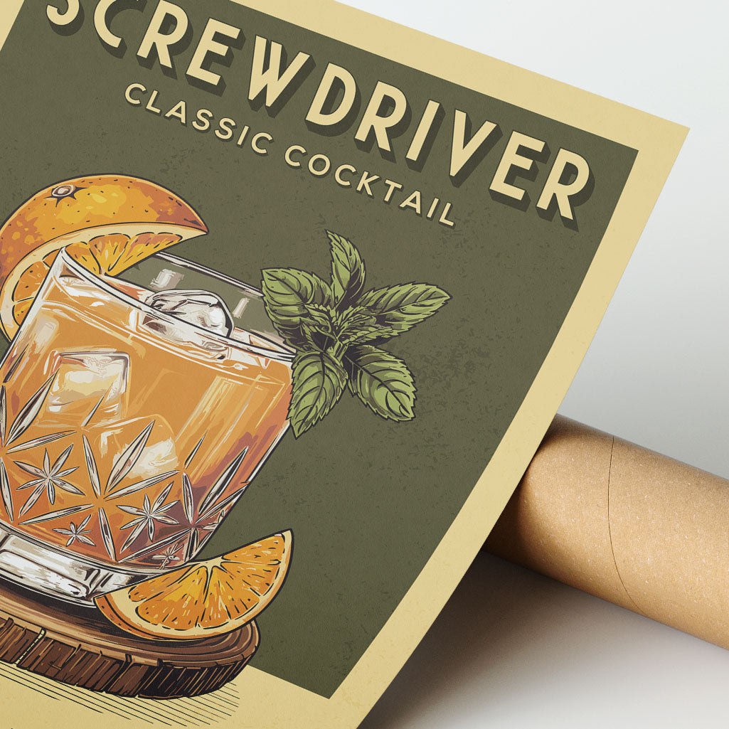 Screwdriver - Classic Cocktail Poster