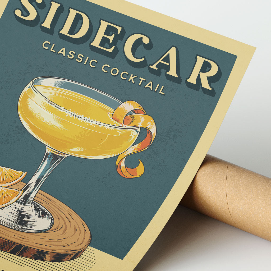 Sidecar - Classic Cocktail Poster