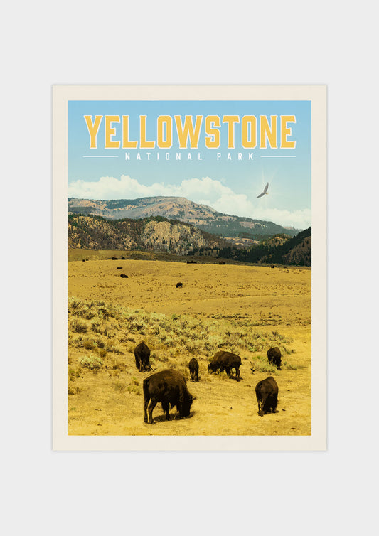 Yellowstone Vintage National Park Poster | Vintaprints