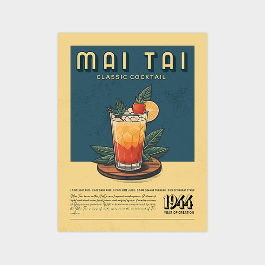 Mai Tai - Classic Cocktail Poster