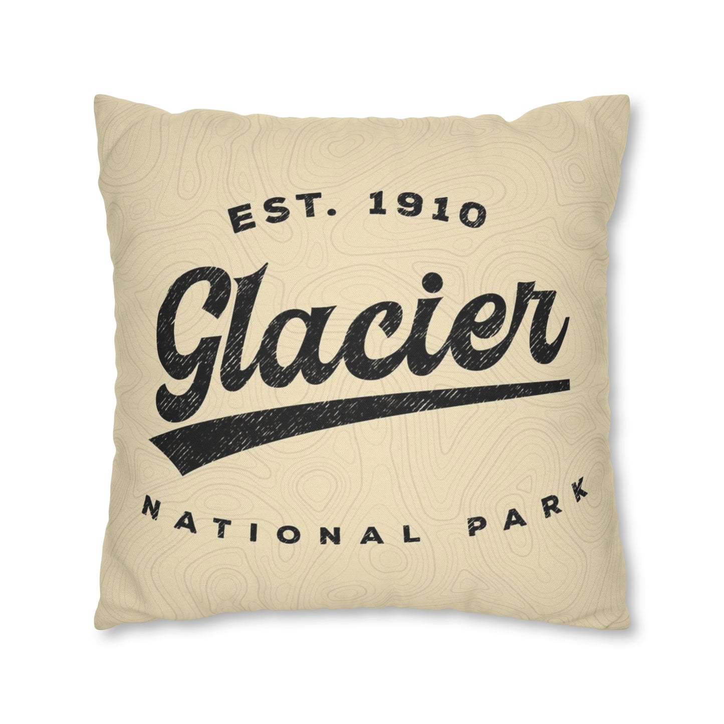 Glacier National Park Throw Pillow
