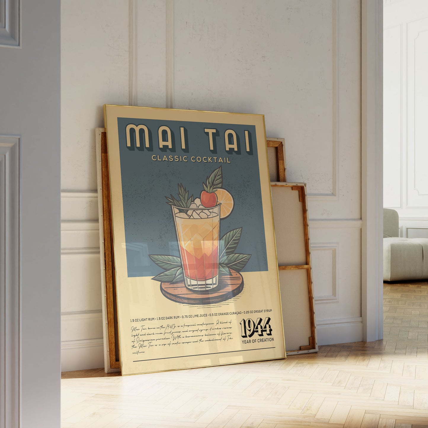 Mai Tai - Classic Cocktail Bar Art