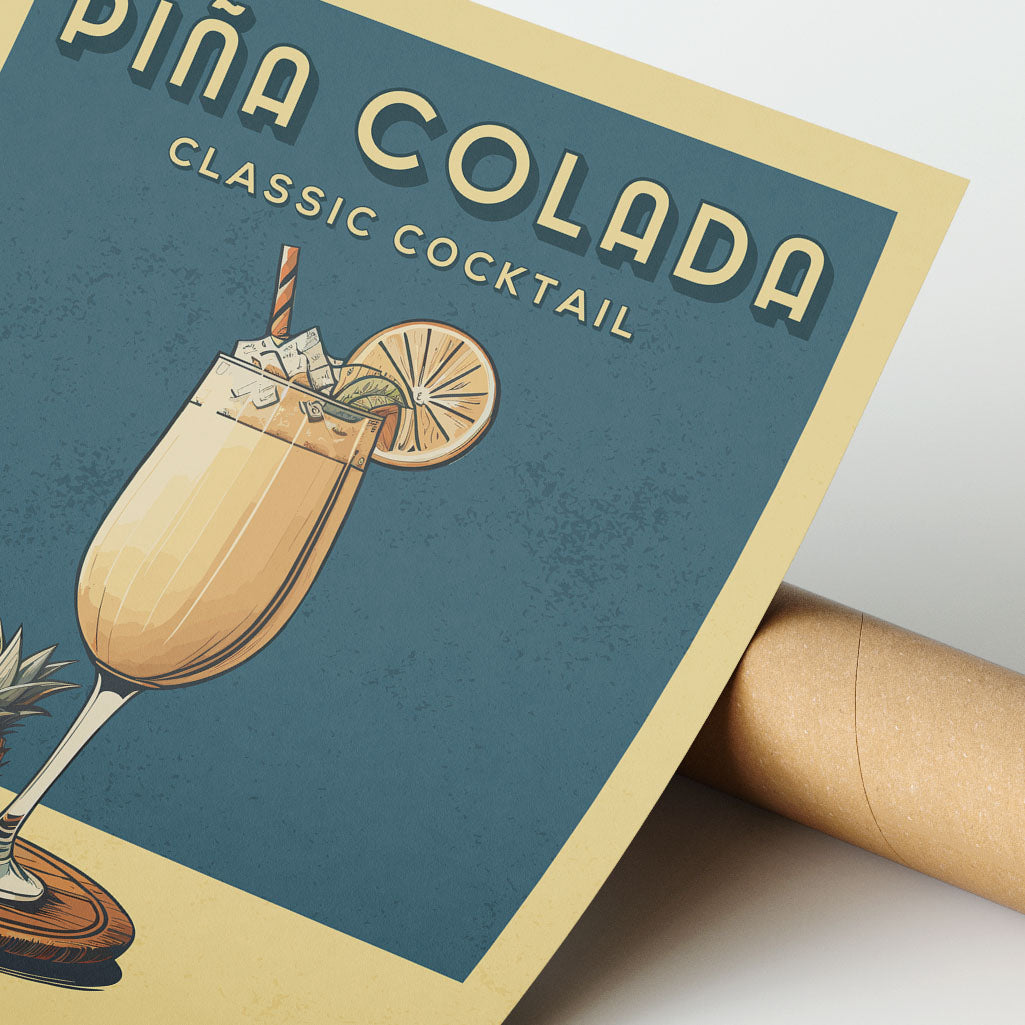 Pina Colada - Classic Cocktail Poster