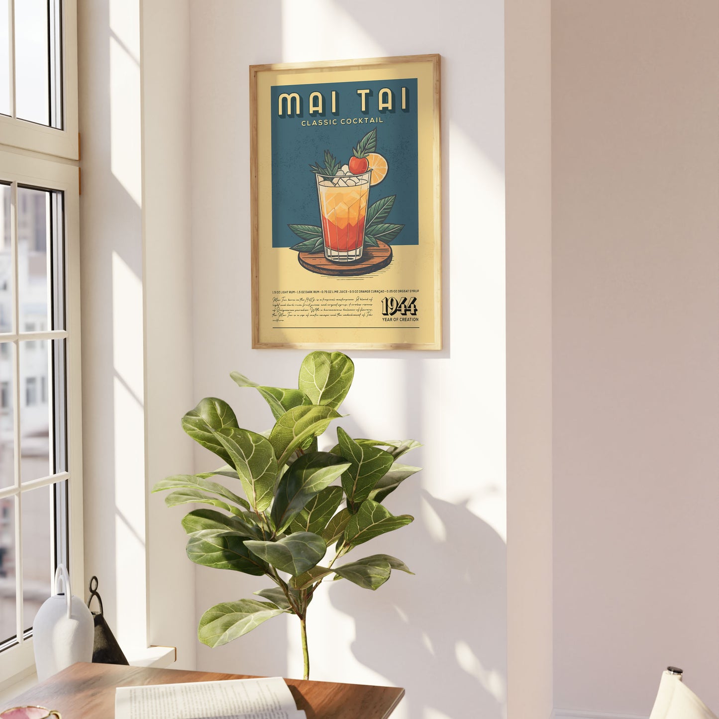 Mai Tai - Classic Cocktail Bar Art