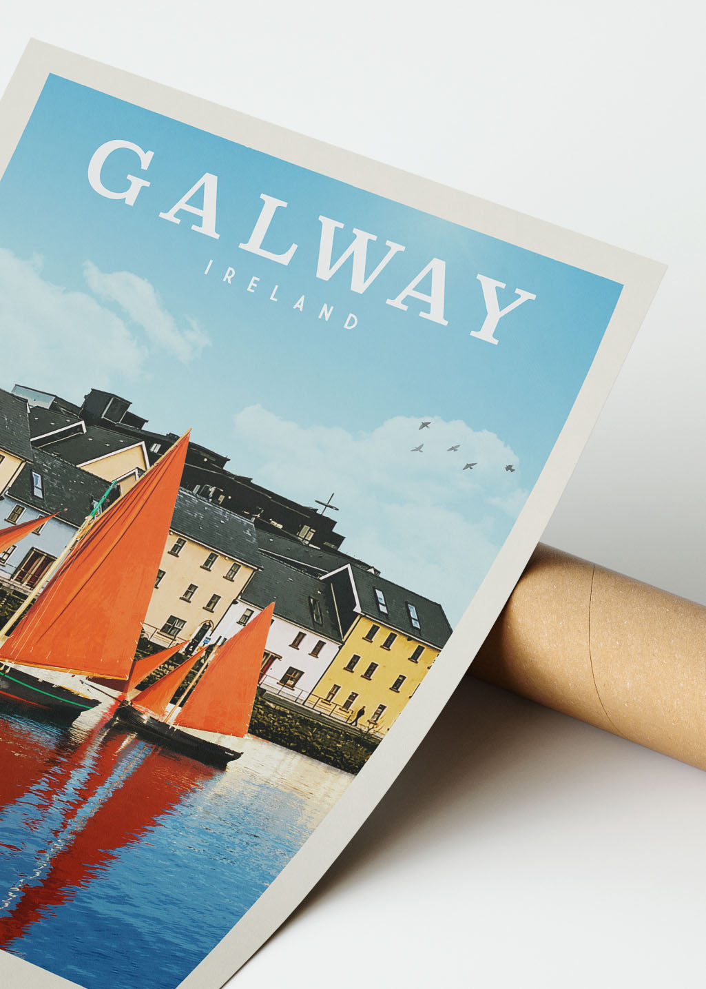 Galway, Ireland - Vintage Travel Print - Vintaprints