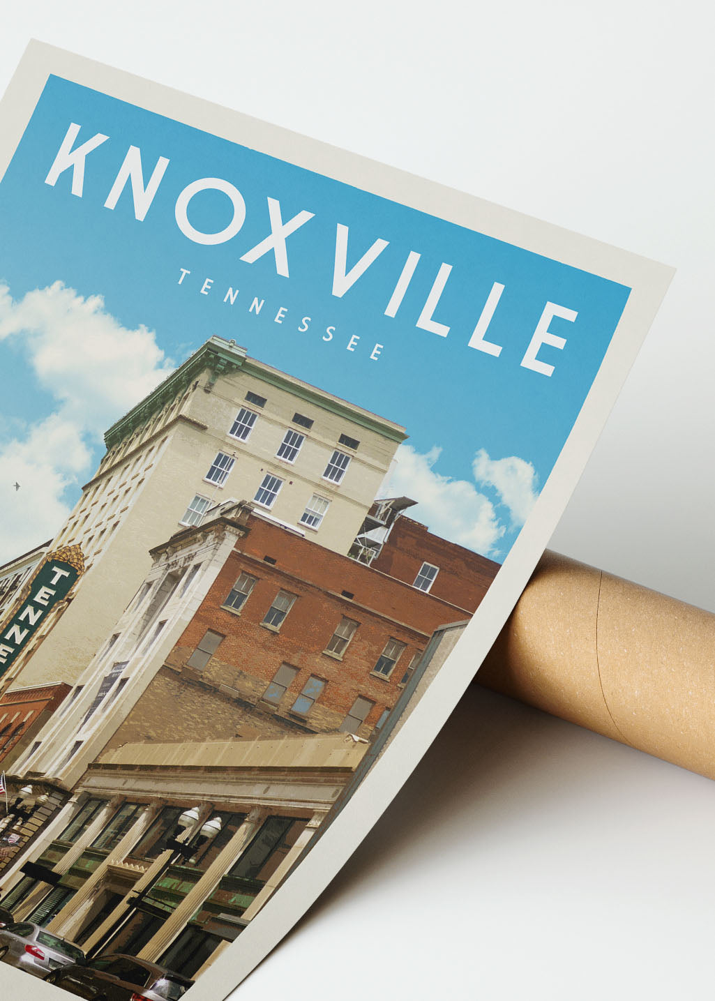 Knoxville, Tennessee - Vintage Travel Print - Vintaprints