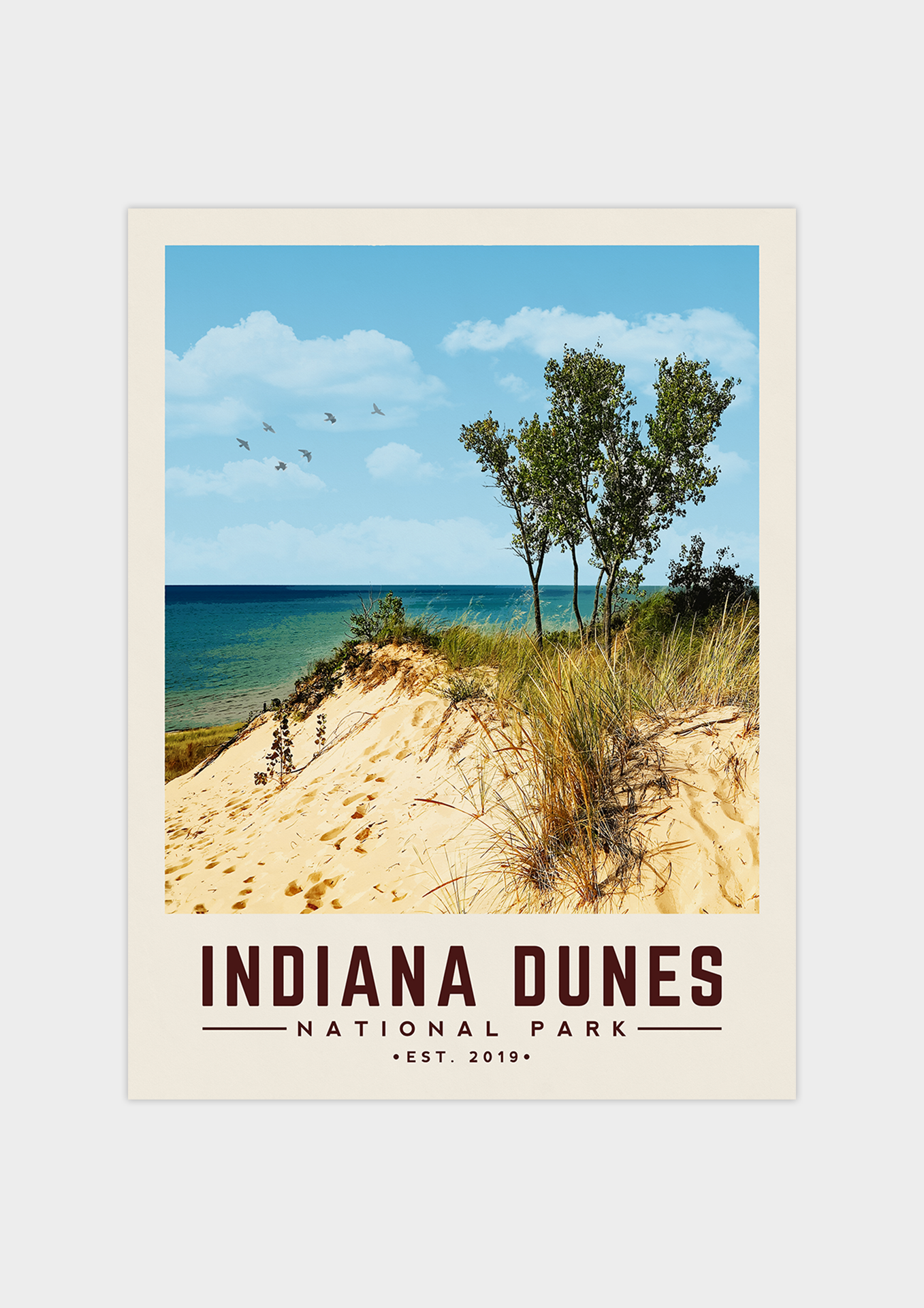 Indiana Dunes Minimalist National Park | Vintaprints