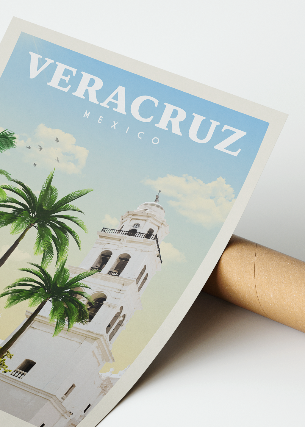 Veracruz, Mexico - Vintage Travel Print