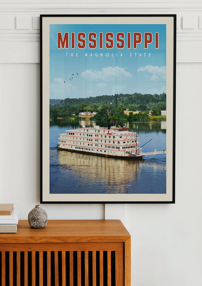 Mississippi - Vintage Travel Poster