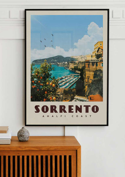 Sorrento, Italy - Vintage Travel Poster