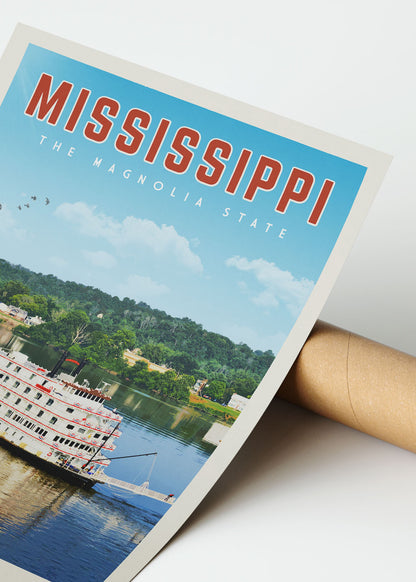Mississippi - Vintage Travel Poster