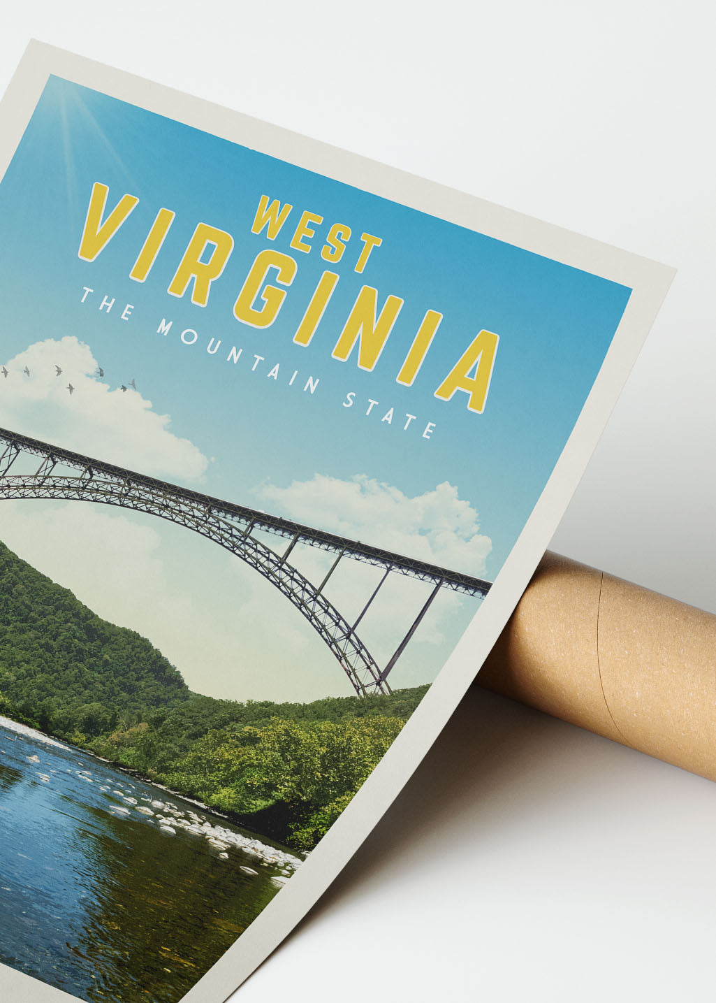 West Virginia - Vintage Travel Poster