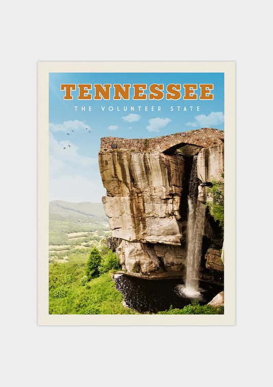Tennessee Vintage Wall Art Travel Poster | Vintaprints