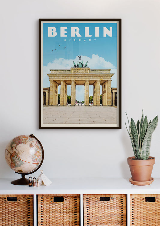 Berlin, Germany - Vintage Travel Print - Vintaprints