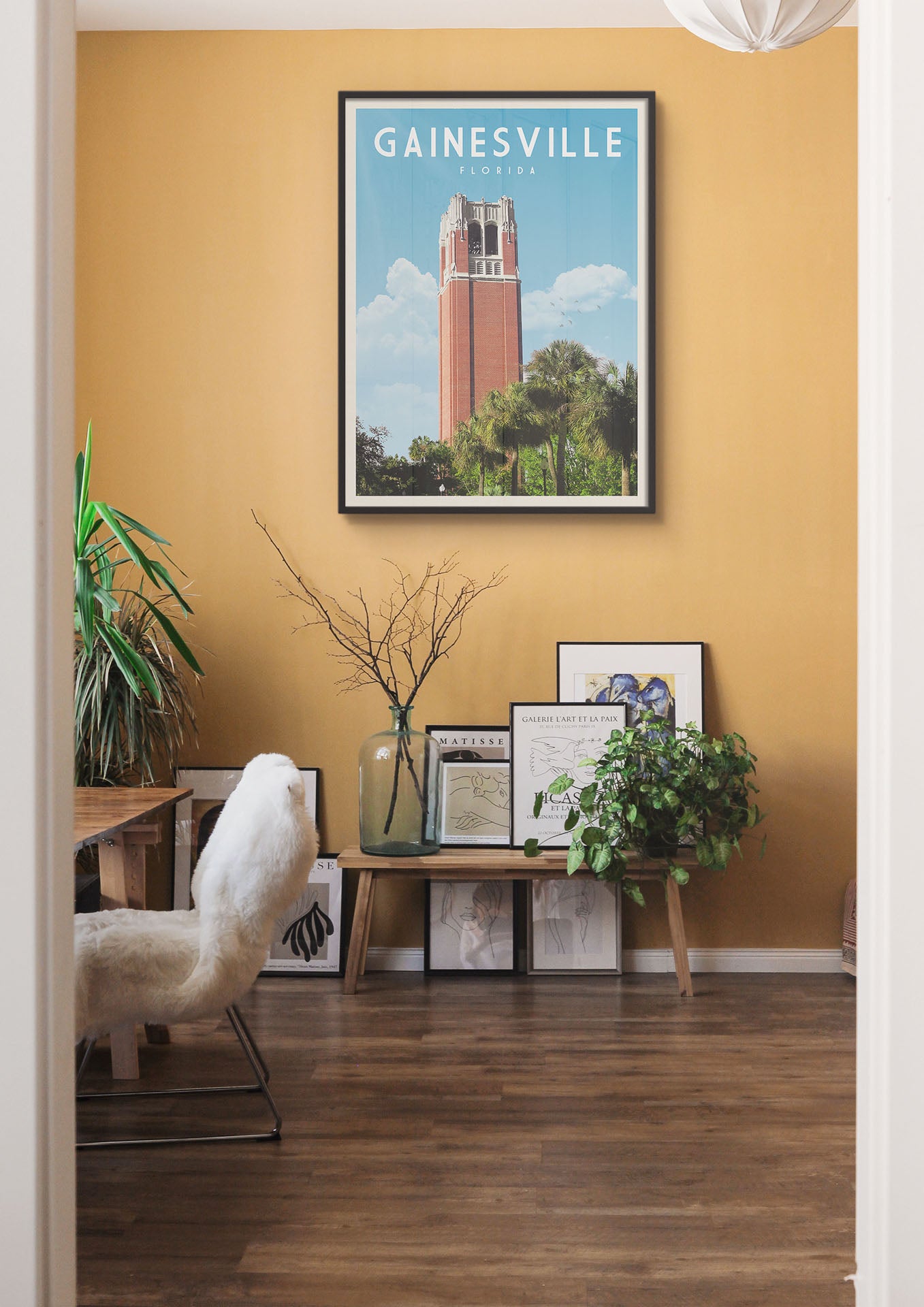 Gainesville, Florida - Vintage Travel Print