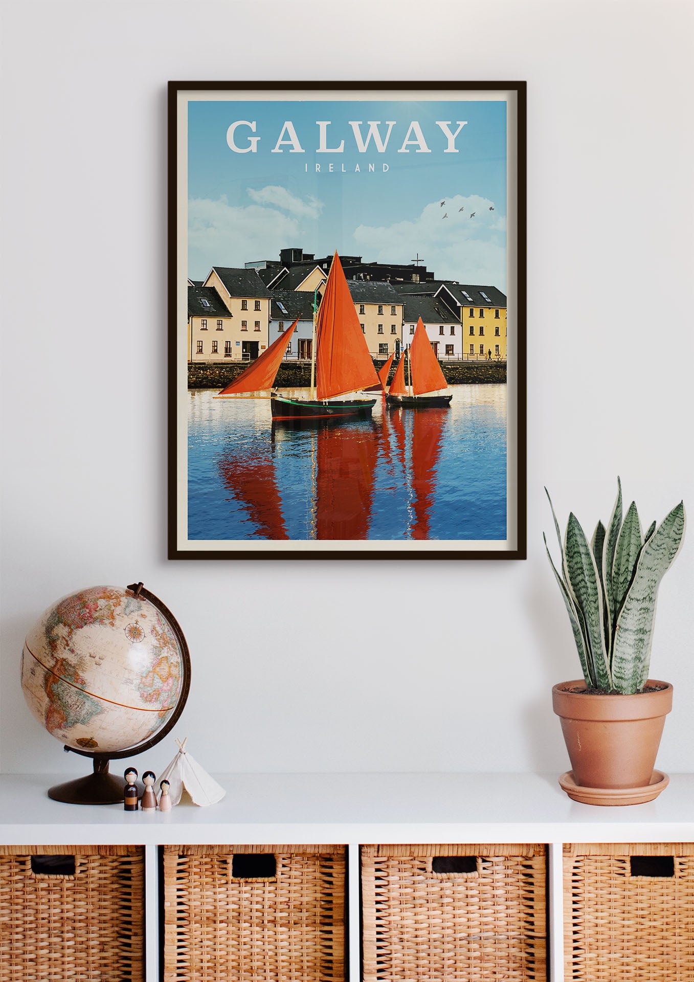Galway, Ireland - Vintage Travel Print - Vintaprints