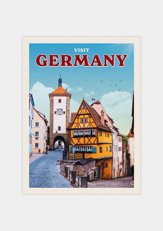 Germany - Vintage Travel Poster