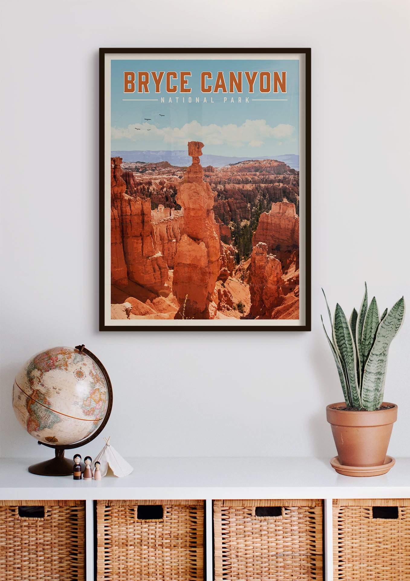 Bryce Canyon Vintage National Park Poster