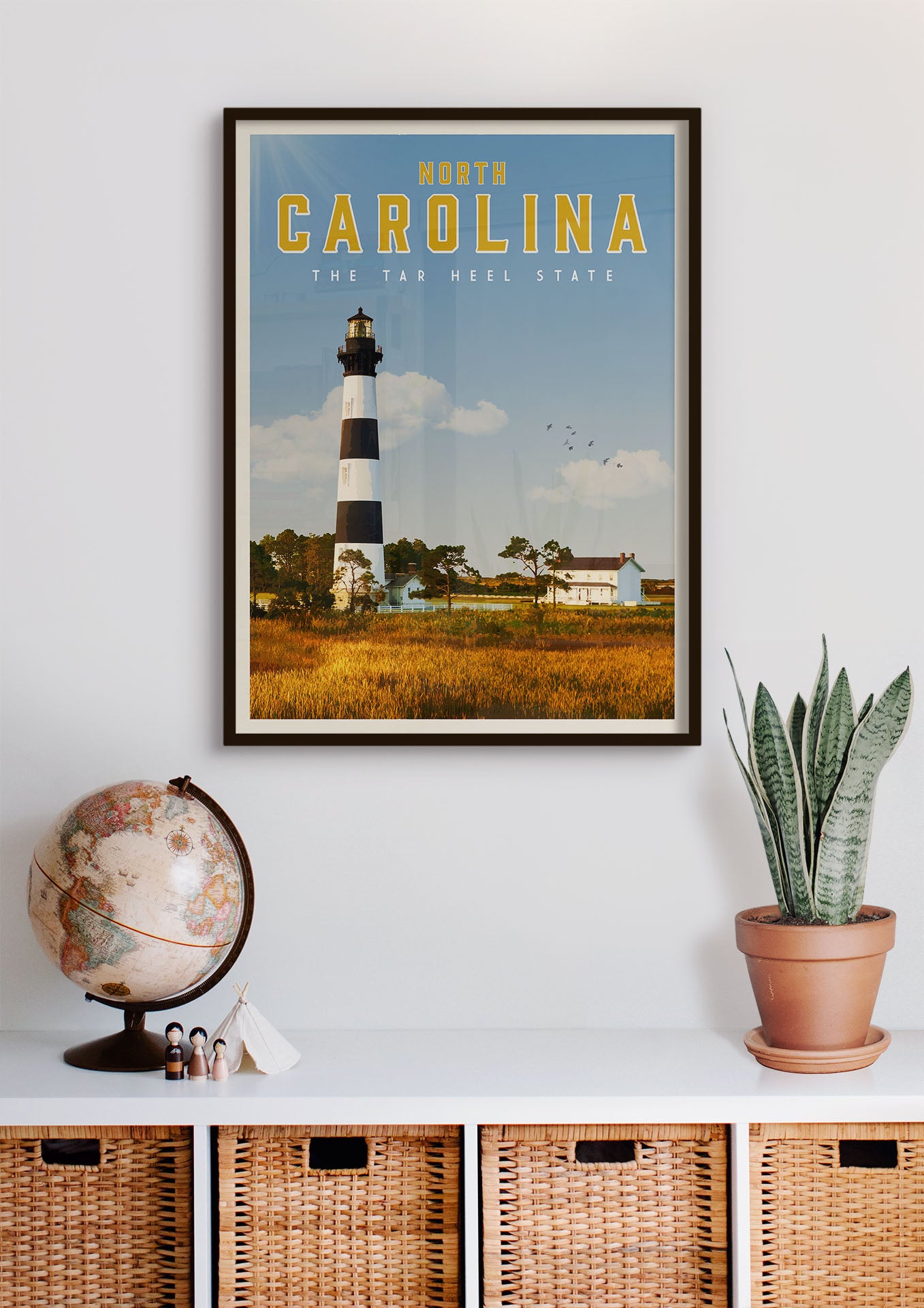 North Carolina - Vintage Travel Print - Vintaprints