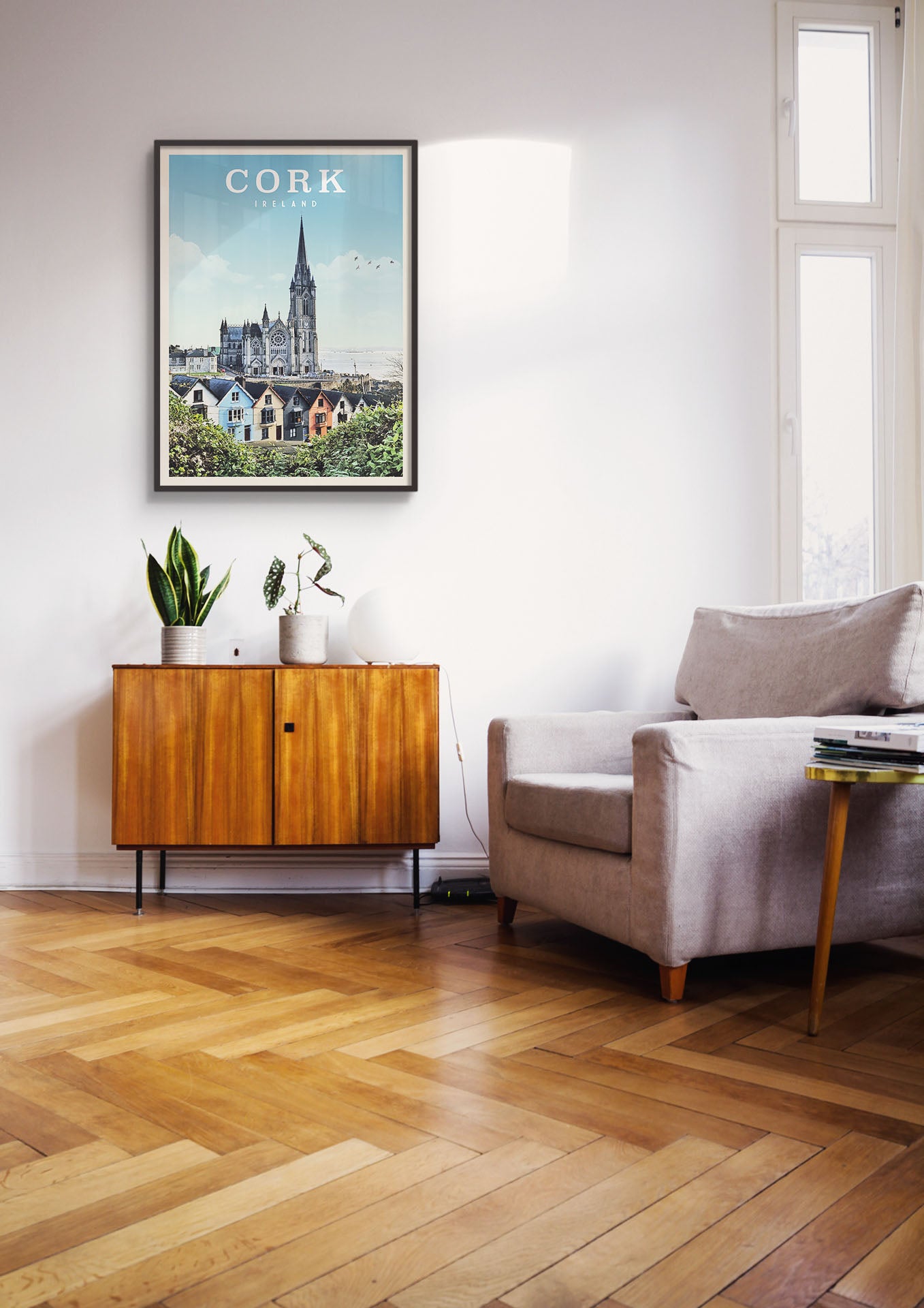 Cork, Ireland- Vintage Travel Print - Vintaprints