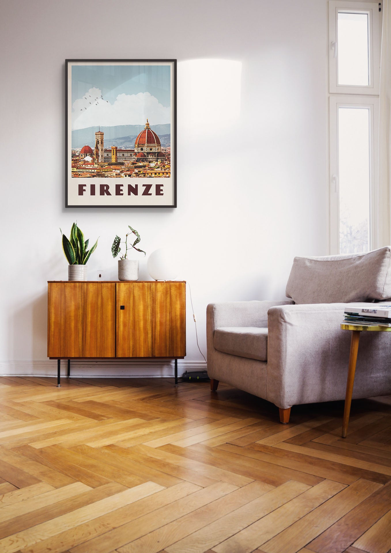 Florence, Italy - Vintage Travel Print - Vintaprints