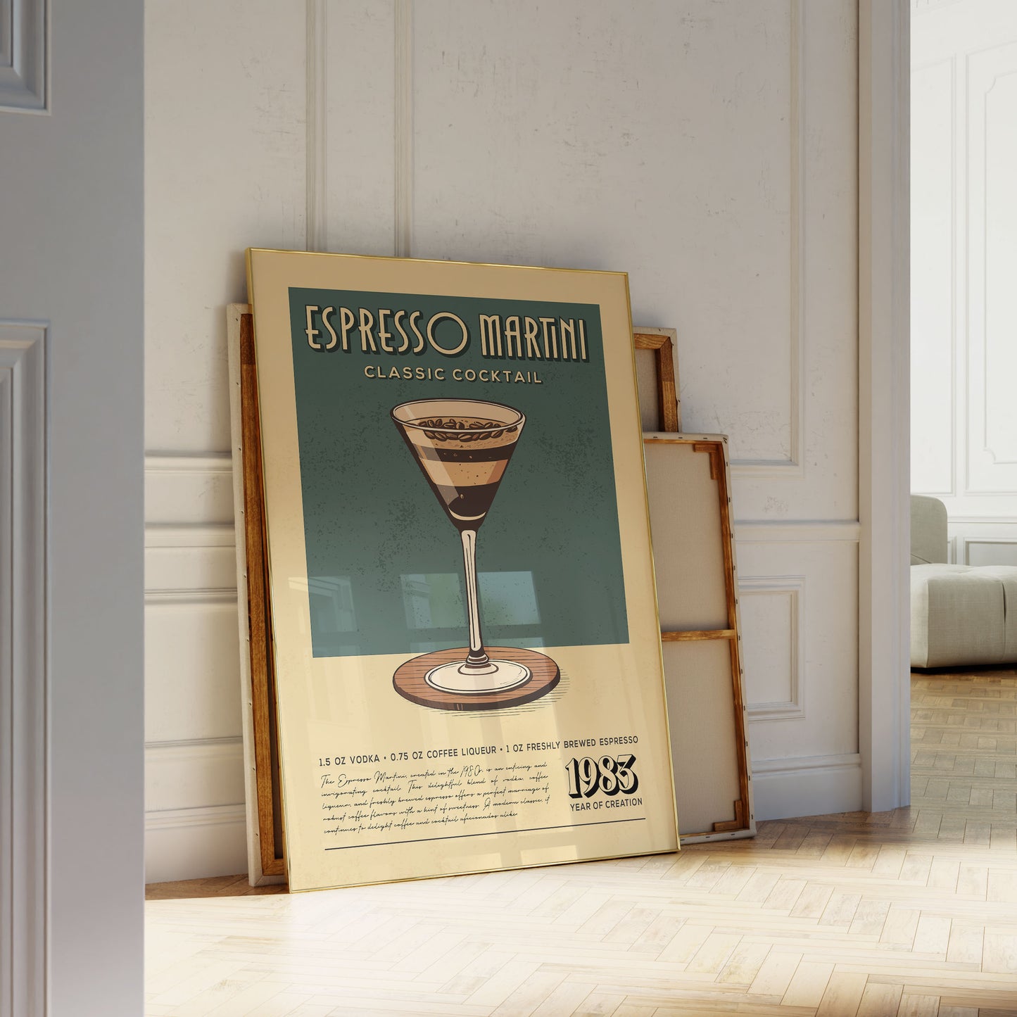 Espresso Martini - Classic Cocktail Bar Art