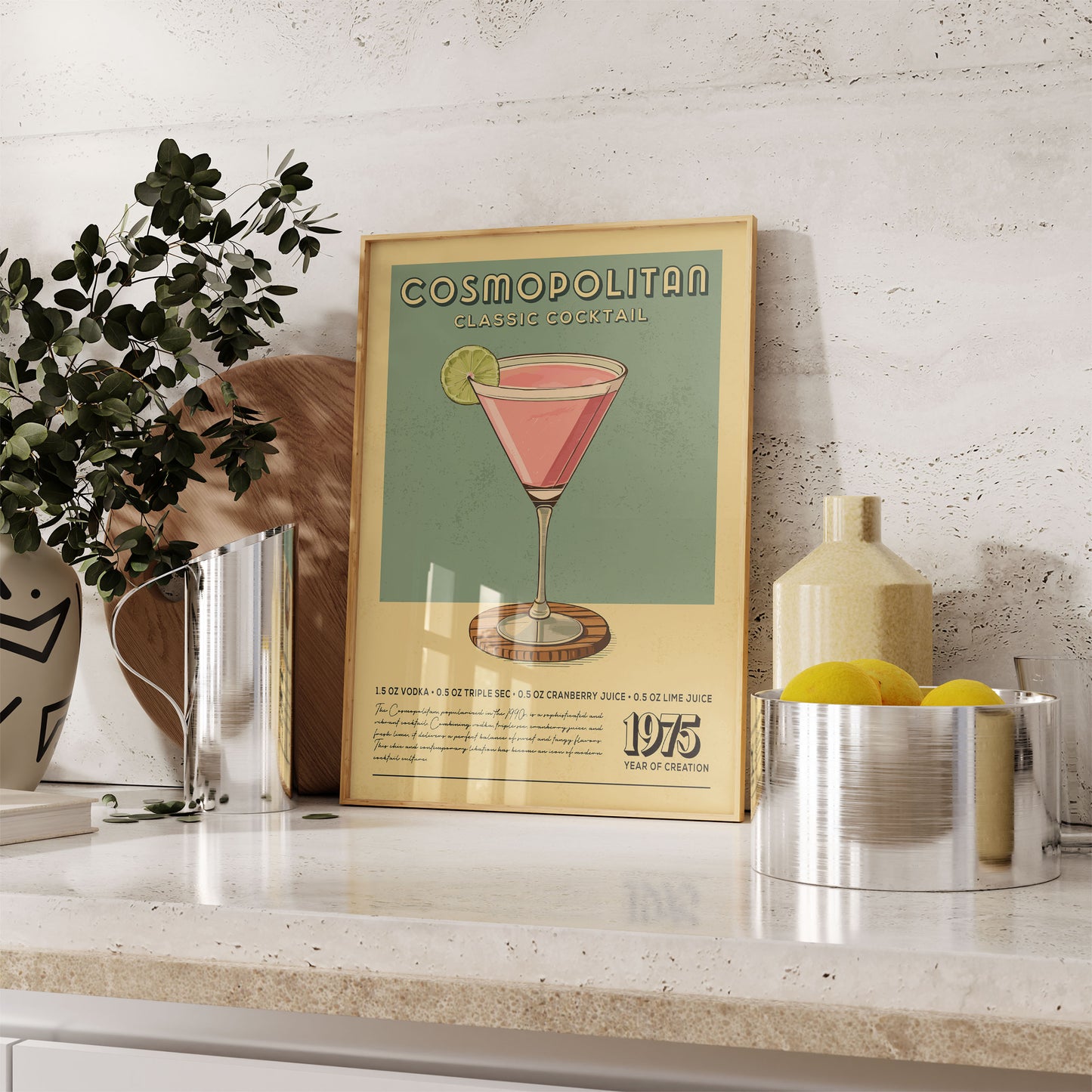 Cosmopolitan - Classic Cocktail Poster