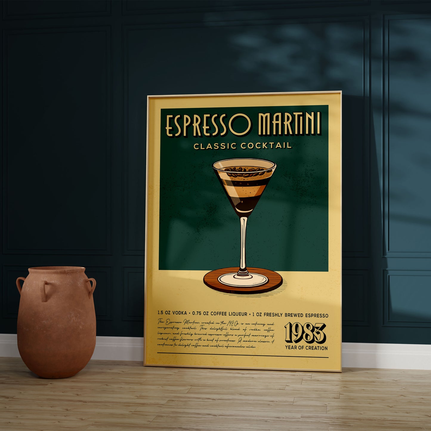 Espresso Martini - Classic Cocktail Bar Art