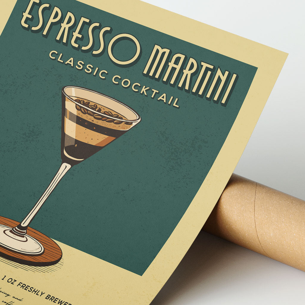 Espresso Martini - Classic Cocktail Bar Art