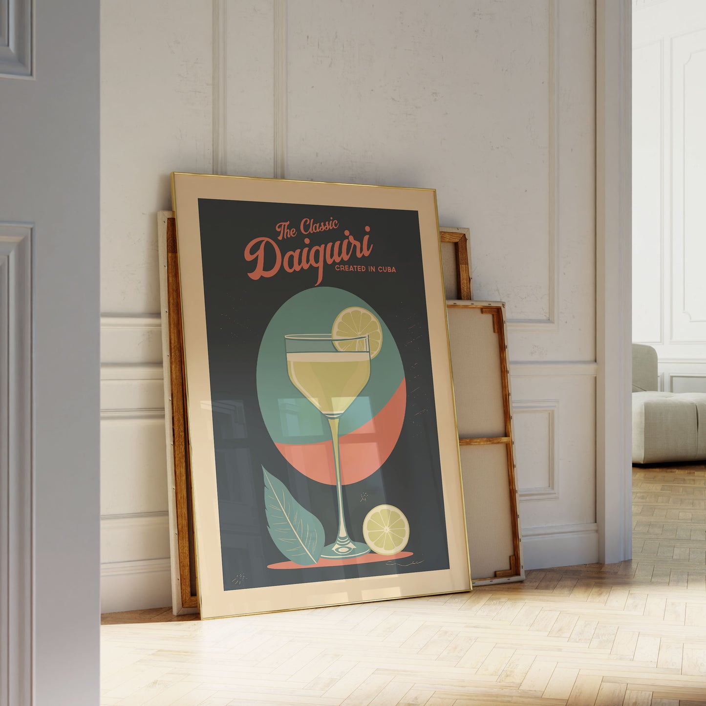 Daiquiri - Vintage Cocktail Poster