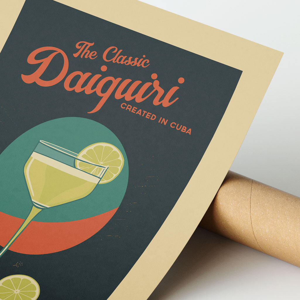 Daiquiri - Vintage Cocktail Poster