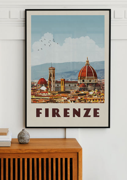 Florence, Italy - Vintage Travel Print - Vintaprints