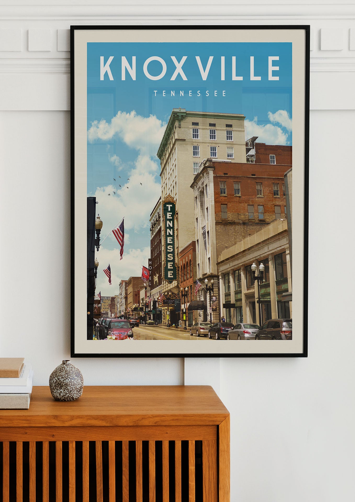 Knoxville, Tennessee - Vintage Travel Print - Vintaprints