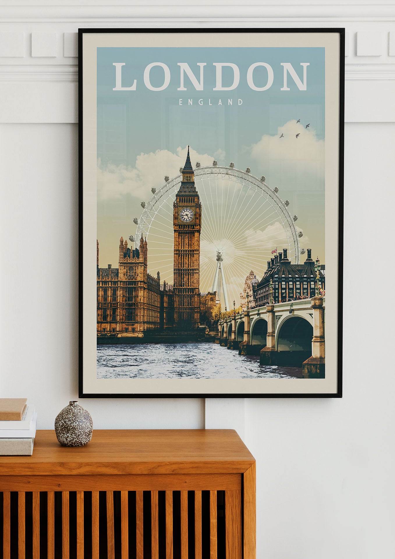 London, England - Vintage Travel Print - Vintaprints