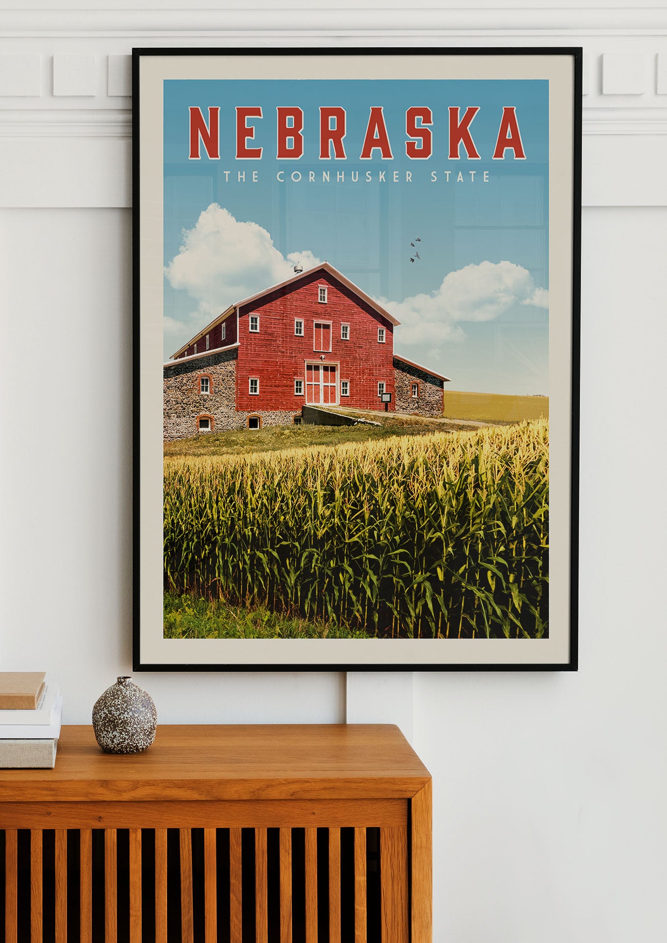 Nebraska - Vintage Travel Print - Vintaprints