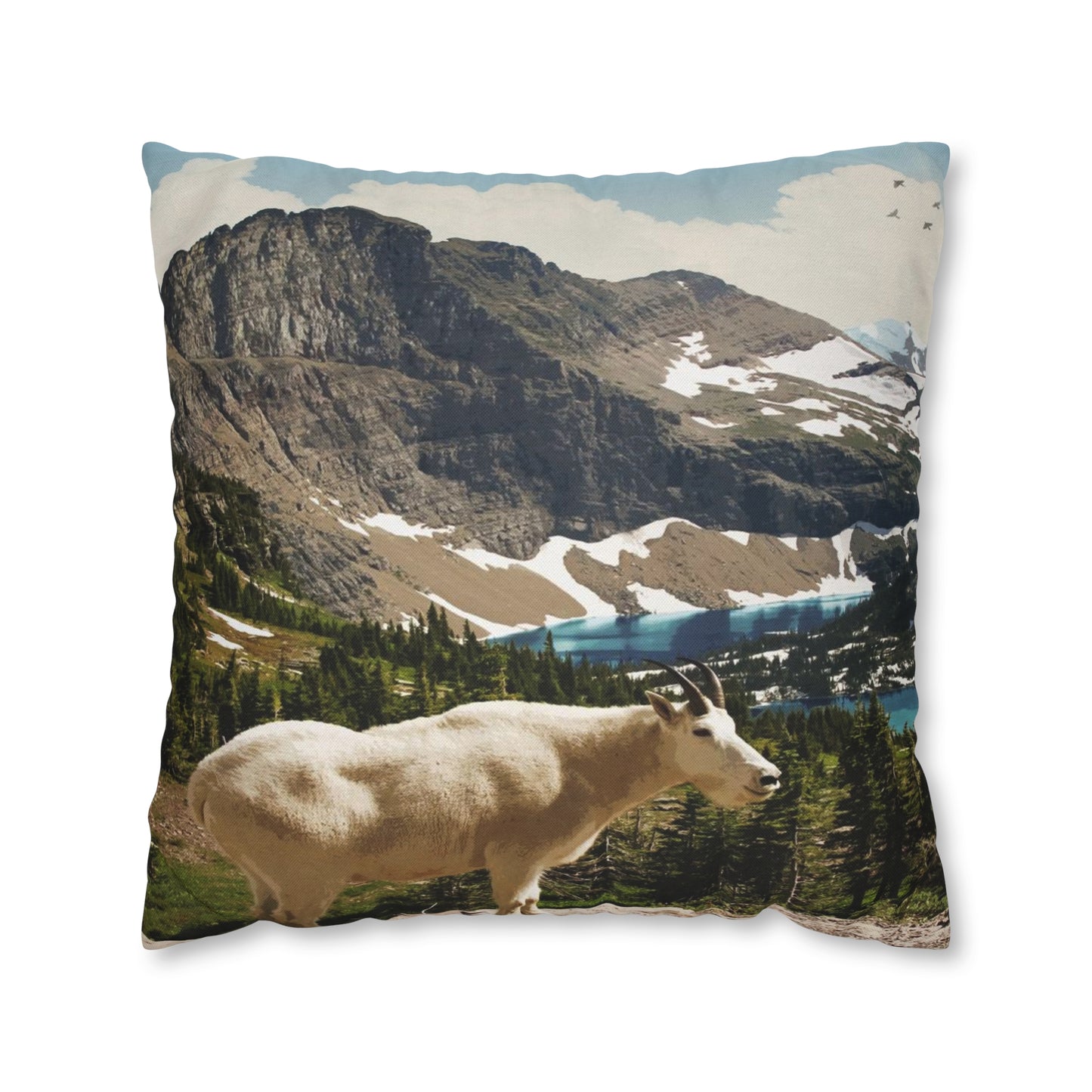 Glacier National Park Throw Pillow
