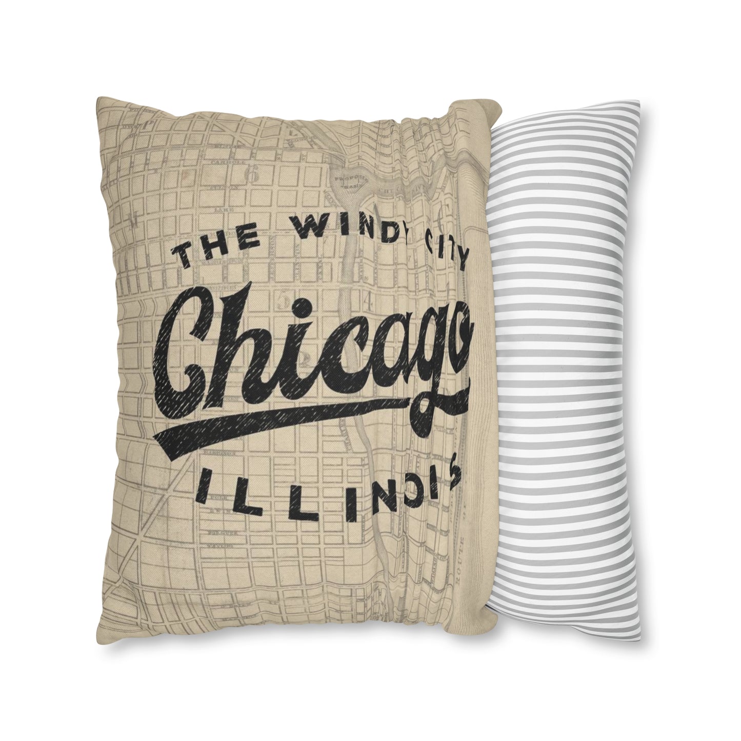 Chicago Illinois Throw Pillow