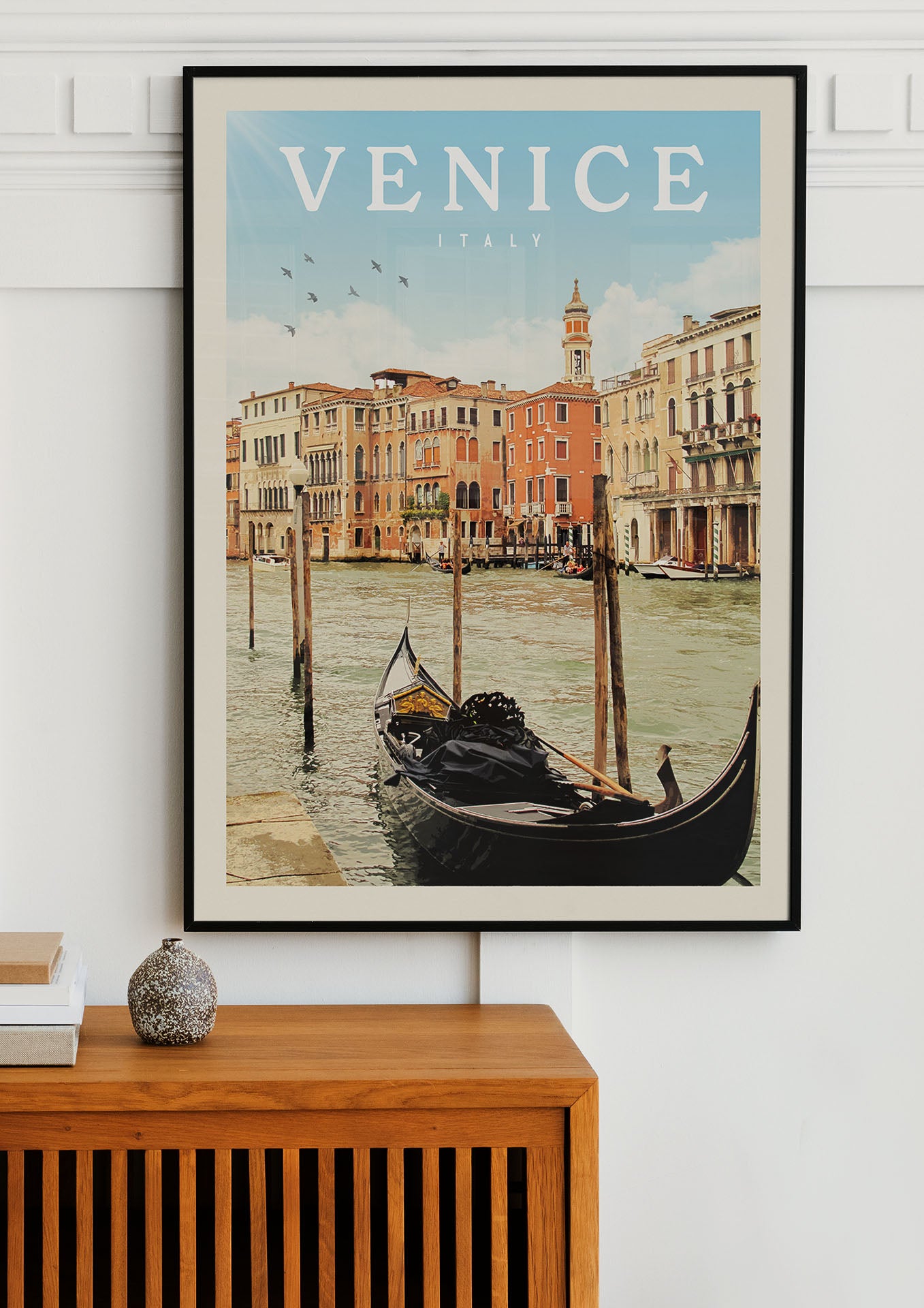 Venice, Italy - Vintage Travel Poster