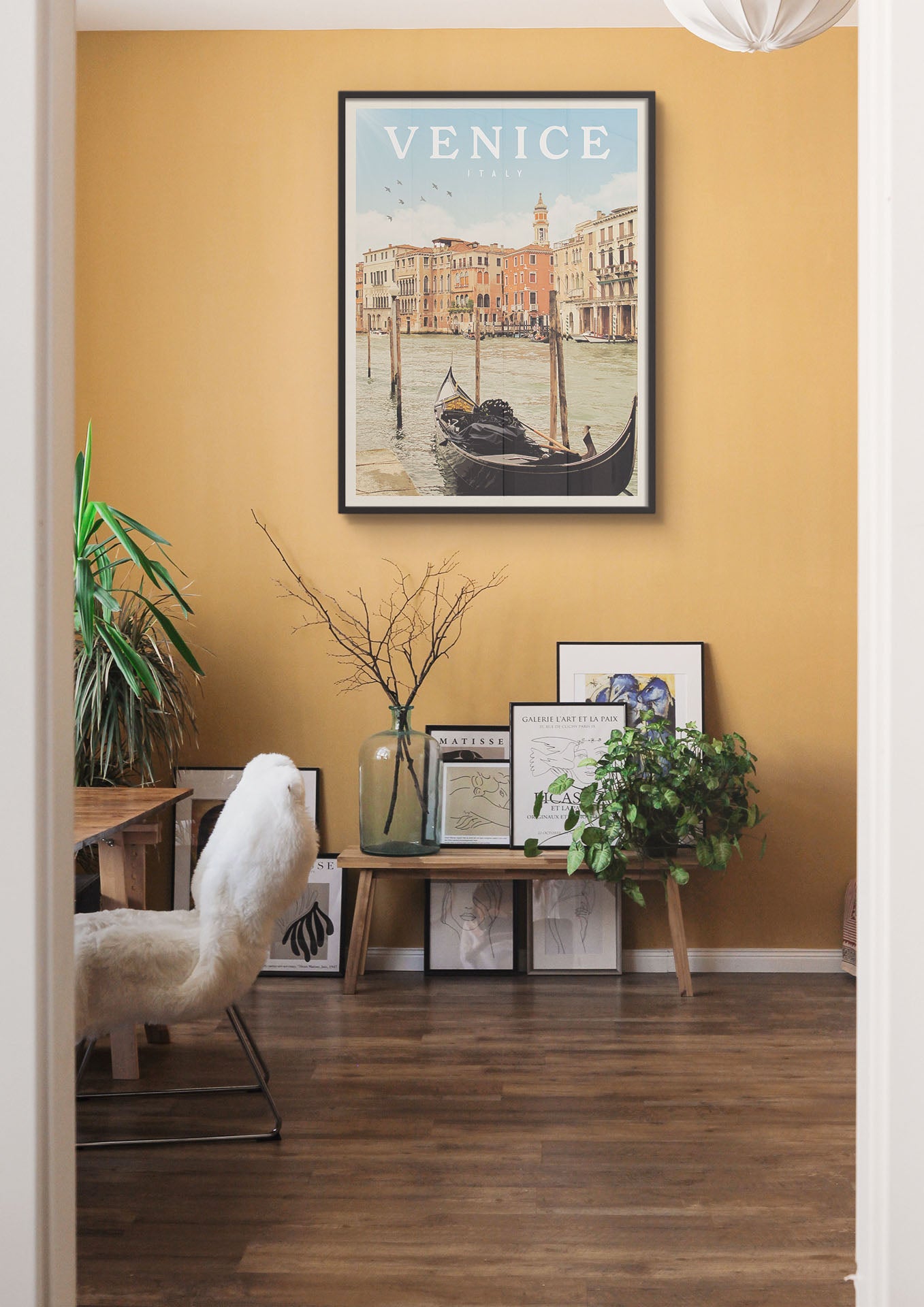 Venice, Italy - Vintage Travel Poster