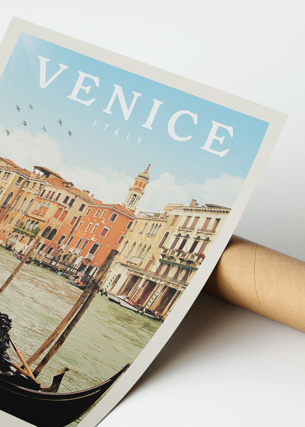 Venice, Italy - Vintage Travel Poster