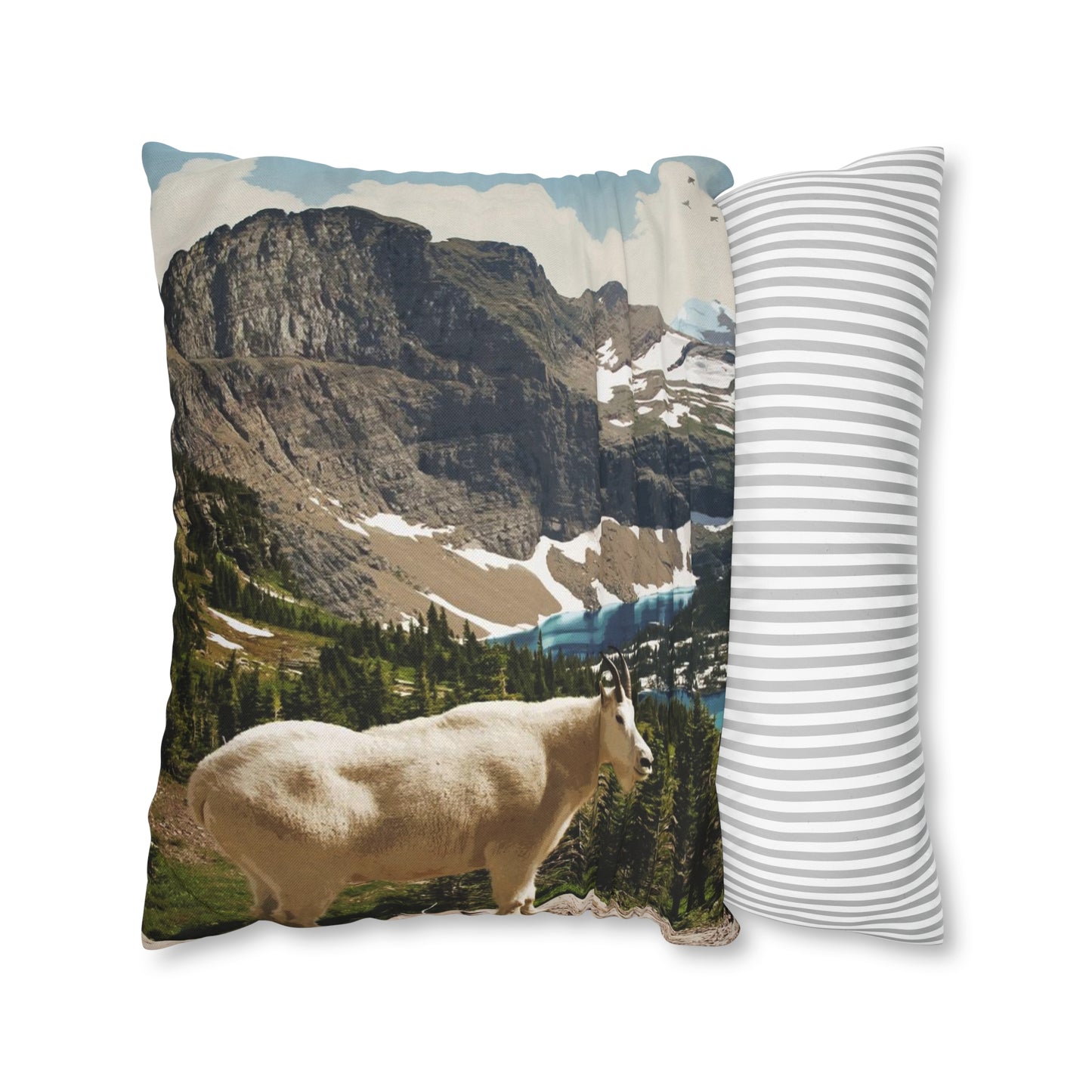 Glacier National Park Throw Pillow
